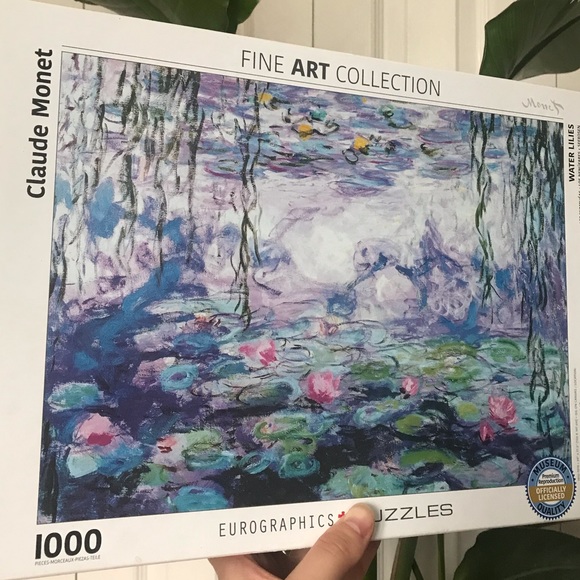 1000 pc Puzzle: Monet Water Lilies - Picture 1 of 4